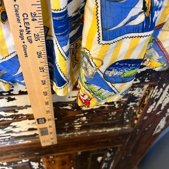 Vintage Rayon Hotel Miami Button down shirt. Women’s size 26 W Nice and cool. - Picture 7 of 8